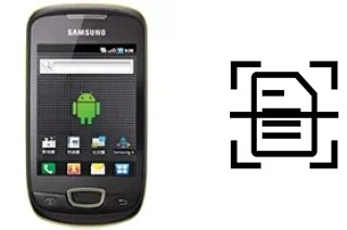 Escanear documento en un Samsung Galaxy Pop i559