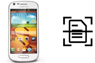 Escanear documento en un Samsung Galaxy Prevail 2