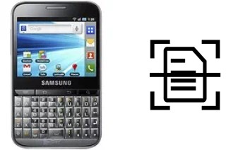 Escanear documento en un Samsung Galaxy Pro B7510