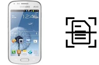 Escanear documento en un Samsung Galaxy S Duos S7562