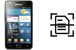 Escanear documento en un Samsung Galaxy S II 4G I9100M