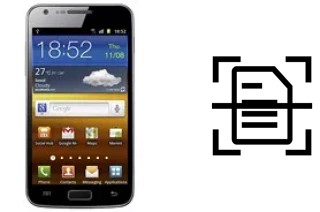 Escanear documento en un Samsung Galaxy S II LTE I9210