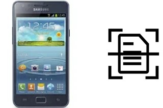 Escanear documento en un Samsung I9105 Galaxy S II Plus