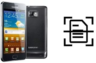 Escanear documento en un Samsung I9100 Galaxy S II