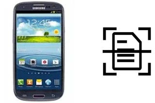 Escanear documento en un Samsung Galaxy S III I747