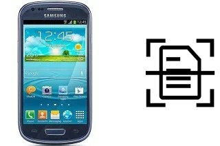 Escanear documento en un Samsung I8190 Galaxy S III mini