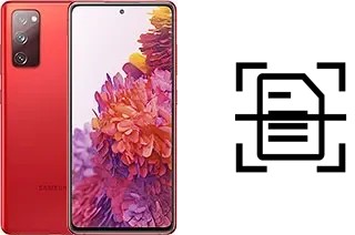 Escanear documento en un Samsung Galaxy S20 FE