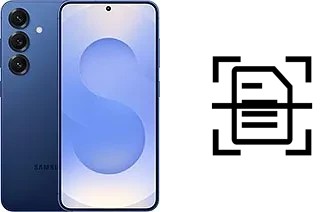 Escanear documento en un Samsung Galaxy S25