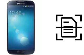 Escanear documento en un Samsung Galaxy S4 CDMA