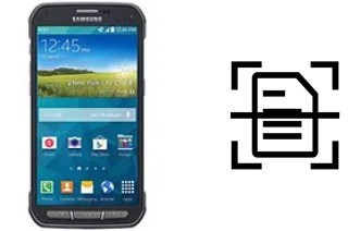 Escanear documento en un Samsung Galaxy S5 Active