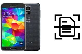 Escanear documento en un Samsung Galaxy S5 (USA)