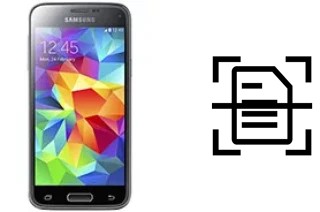 Escanear documento en un Samsung Galaxy S5 mini Duos