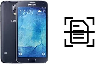 Escanear documento en un Samsung Galaxy S5 Neo