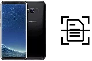 Escanear documento en un Samsung Galaxy S8