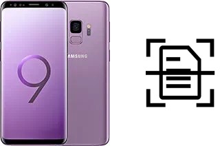 Escanear documento en un Samsung Galaxy S9