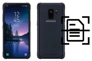 Escanear documento en un Samsung Galaxy S9 Active