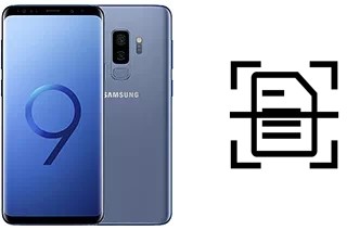 Escanear documento en un Samsung Galaxy S9+