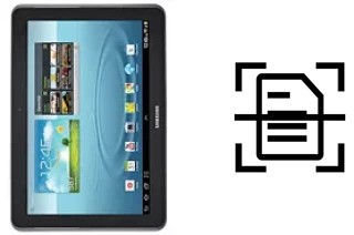 Escanear documento en un Samsung Galaxy Tab 2 10.1 CDMA