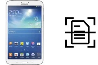 Escanear documento en un Samsung Galaxy Tab 3 8.0