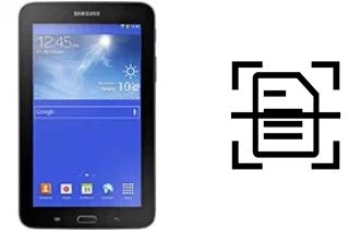 Escanear documento en un Samsung Galaxy Tab 3 Lite 7.0 3G