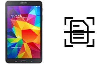 Escanear documento en un Samsung Galaxy Tab 4 8.0 3G