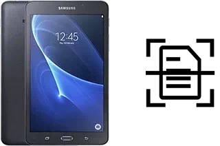 Escanear documento en un Samsung Galaxy Tab A 7.0 (2016)