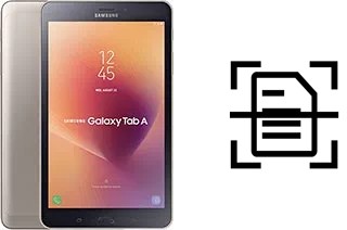 Escanear documento en un Samsung Galaxy Tab A 8.0 (2017)