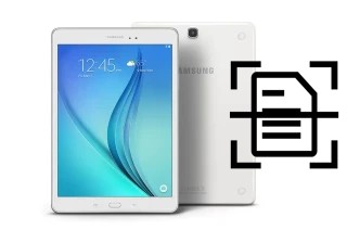 Escanear documento en un Samsung Galaxy Tab A 9.7