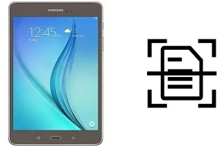 Escanear documento en un Samsung Galaxy Tab A 8.0