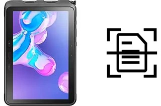 Escanear documento en un Samsung Galaxy Tab Active Pro