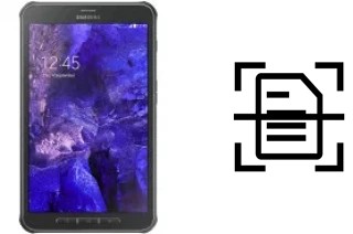 Escanear documento en un Samsung Galaxy Tab Active LTE