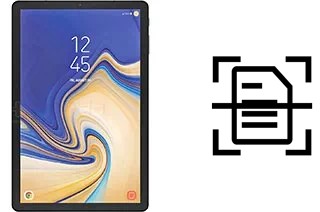 Escanear documento en un Samsung Galaxy Tab S4 10.5