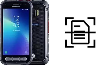 Escanear documento en un Samsung Galaxy Xcover FieldPro