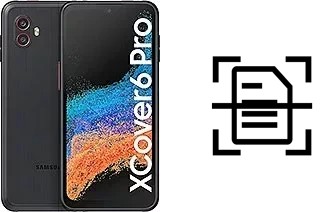 Escanear documento en un Samsung Galaxy Xcover6 Pro