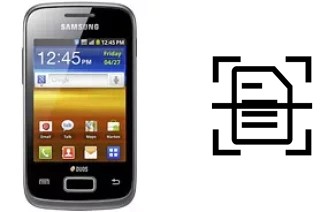 Escanear documento en un Samsung Galaxy Y Duos S6102