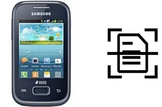 Escanear documento en un Samsung Galaxy Y Plus S5303