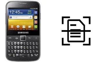 Escanear documento en un Samsung Galaxy Y Pro B5510