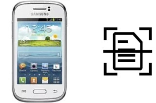 Escanear documento en un Samsung Galaxy Young S6310