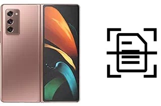 Escanear documento en un Samsung Galaxy Z Fold2 5G