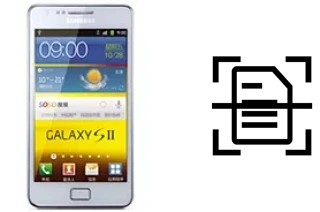 Escanear documento en un Samsung I9100G Galaxy S II