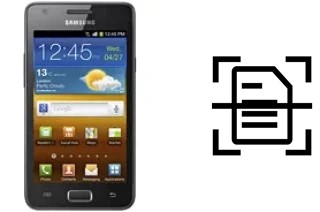 Escanear documento en un Samsung I9103 Galaxy R