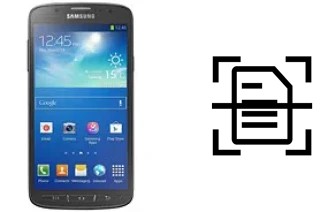 Escanear documento en un Samsung Galaxy S4 Active LTE-A