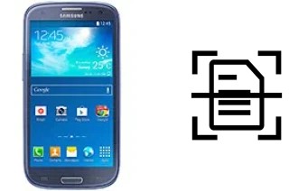 Escanear documento en un Samsung I9301I Galaxy S3 Neo