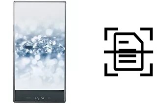 Escanear documento en un Sharp Aquos Crystal 2