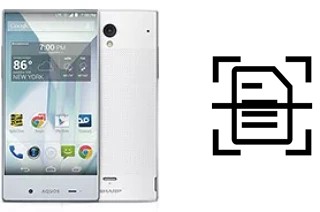 Escanear documento en un Sharp Aquos Crystal