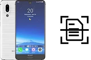 Escanear documento en un Sharp Aquos S2