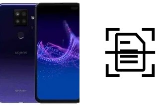 Escanear documento en un Sharp Aquos Sense4 Plus