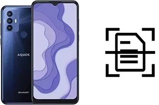 Escanear documento en un Sharp Aquos V6 Plus