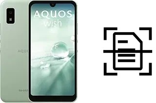 Escanear documento en un Sharp Aquos wish