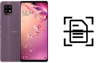 Escanear documento en un Sharp Aquos Zero6